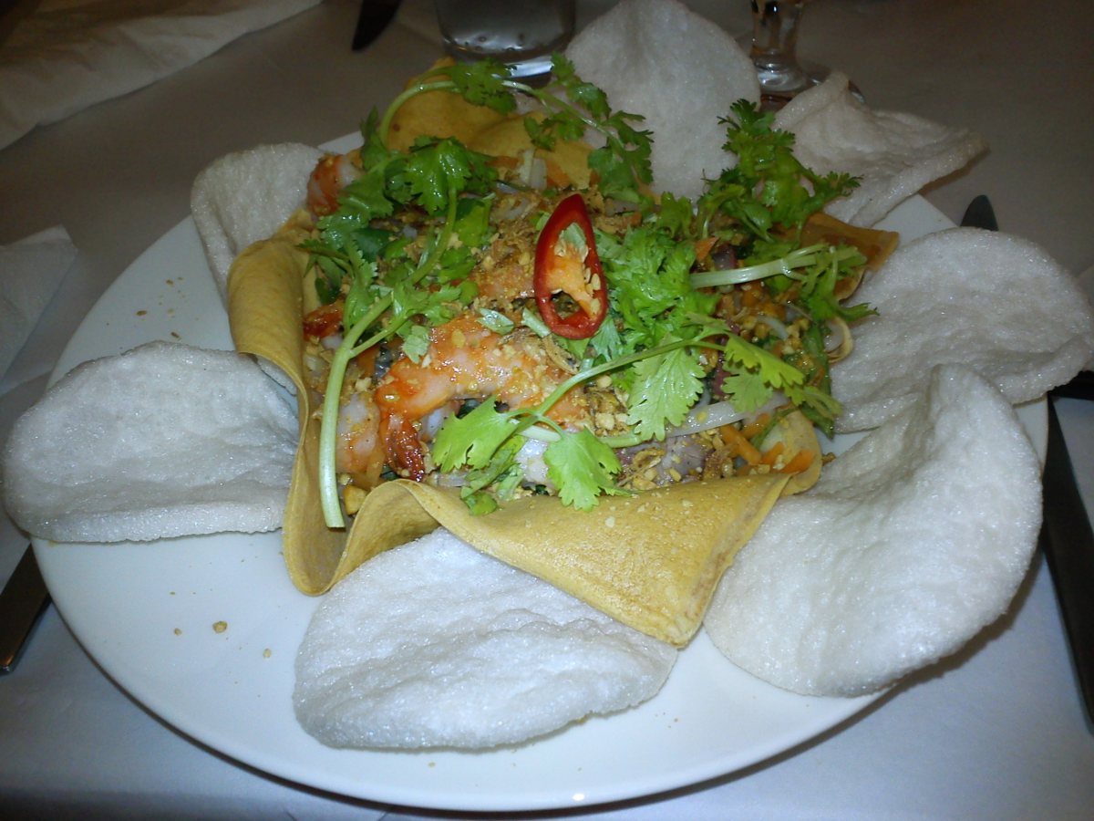 Refreshing Vietnamese Lotus Stem & Shrimp Salad (Goi Ngo Sen Tom Thit)